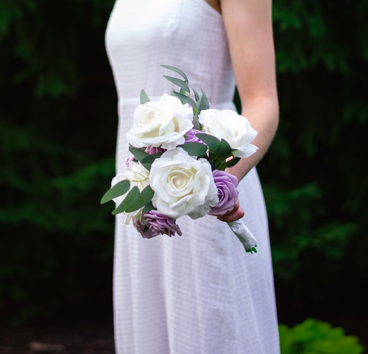 Lilac & Cream 7" Bridesmaid Bouquet