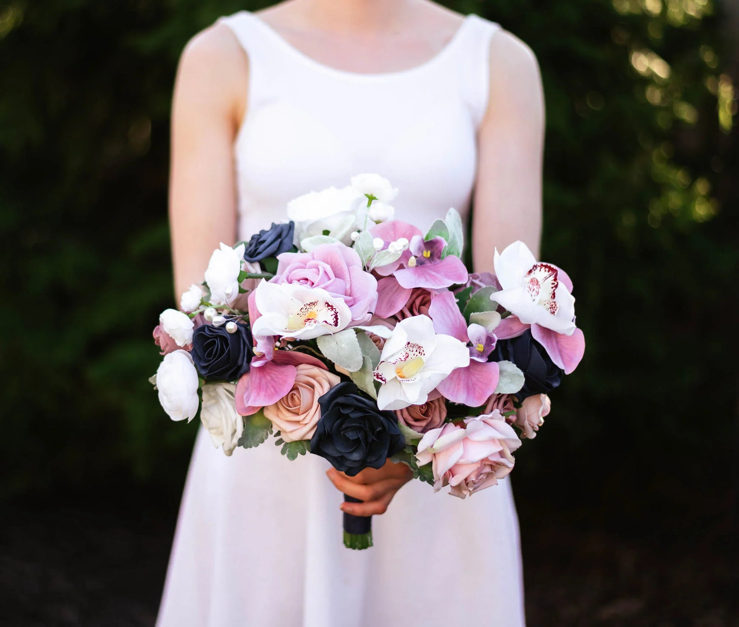 Dusty Rose & Navy