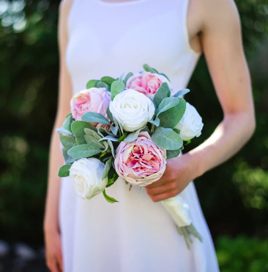 Peony & Lamb's Ear