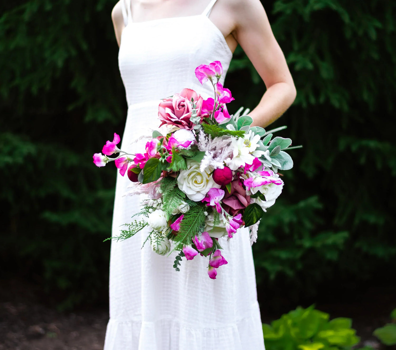 White & Pink Wildflower