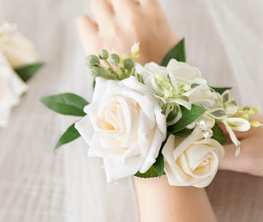 Tropical White Corsage