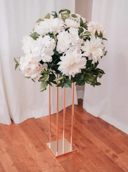 36" Rose Gold Metal Riser