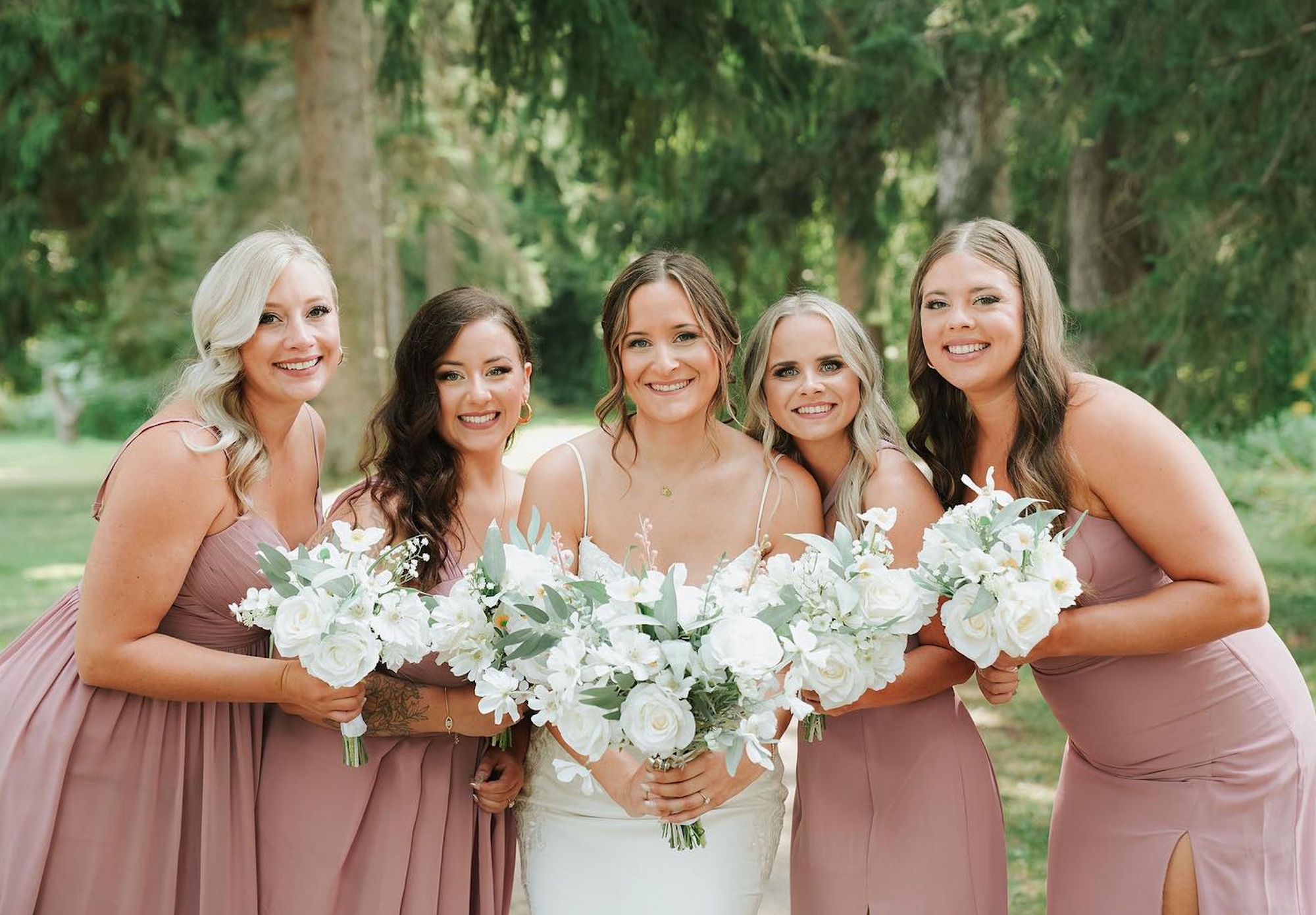 White Wildflower Bridal Bouquet