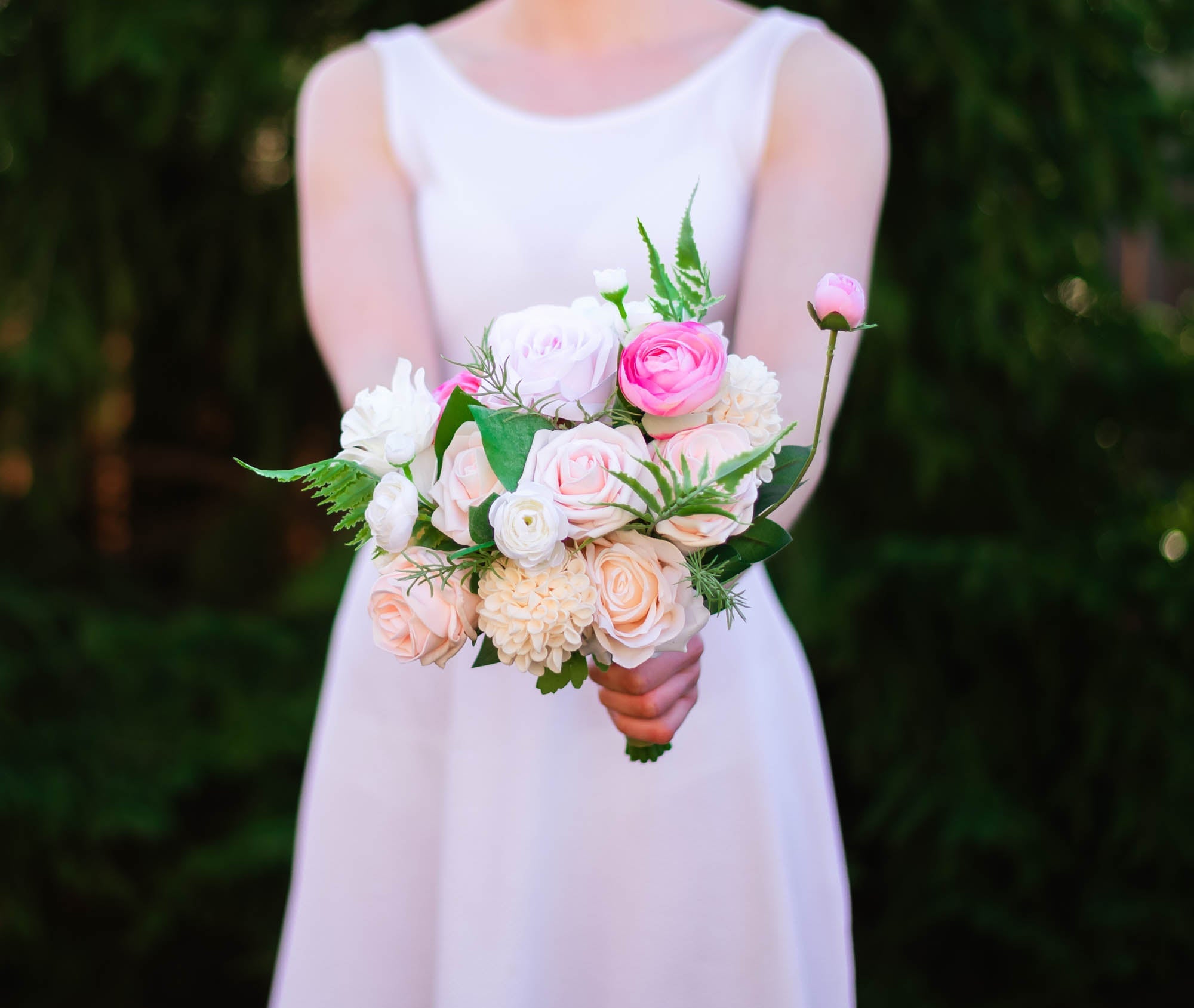 Garden Blush 7" Bridesmaid Bouquet