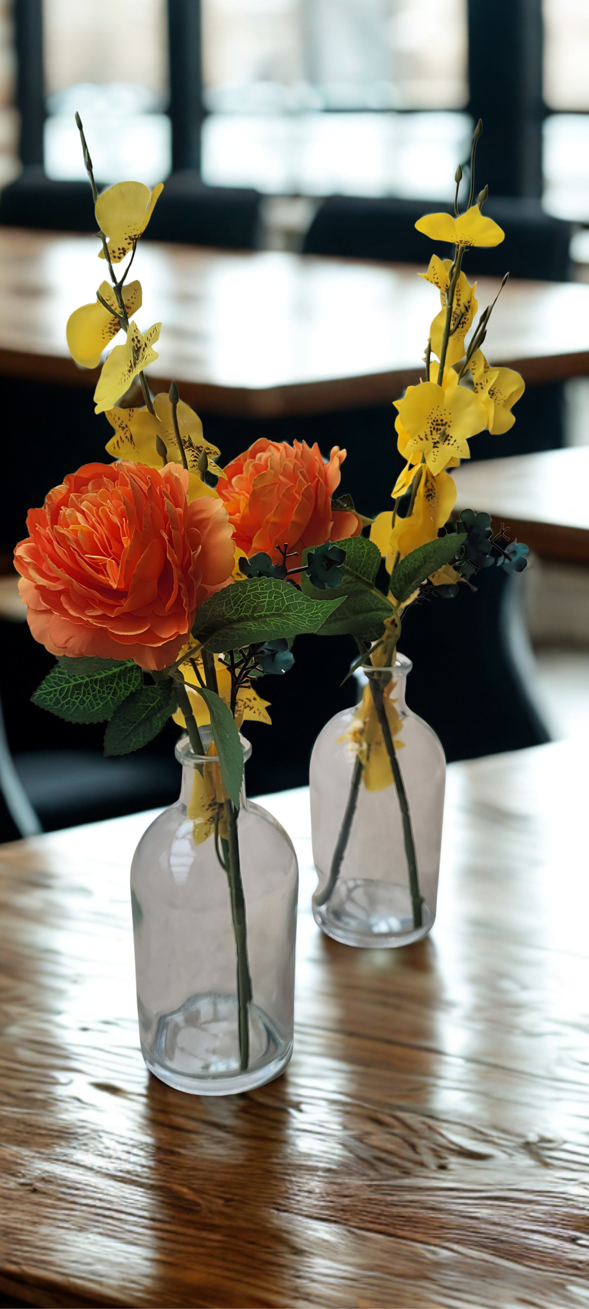 Custom Bud Vase Centerpiece