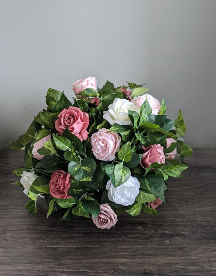 Dusty Rose & Blush Centerpiece