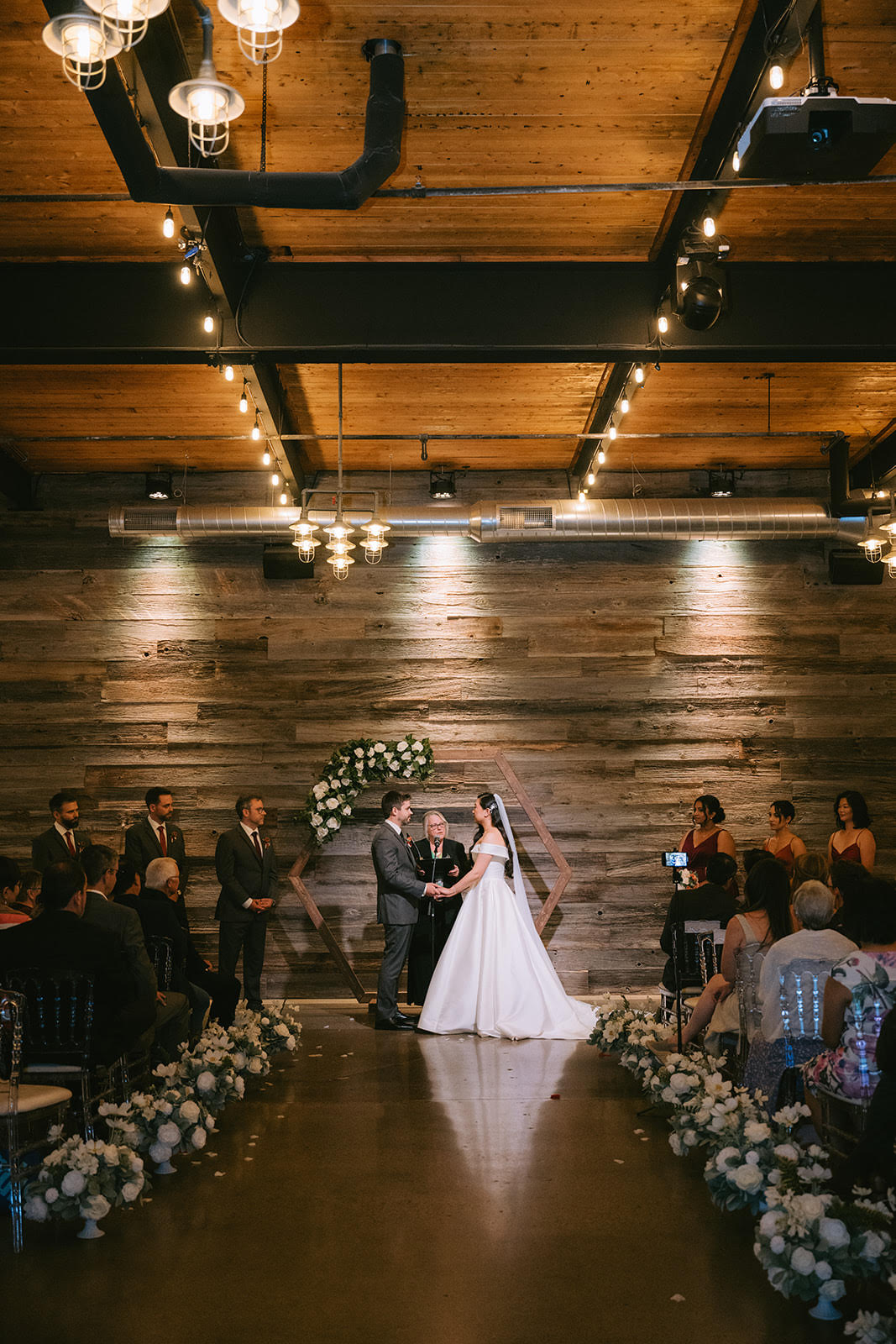 White Wildflower Centerpiece