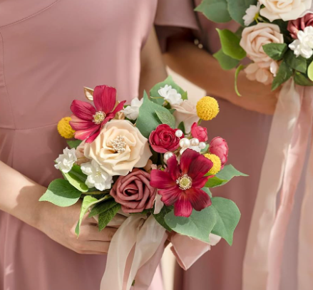 Fuchsia Bridesmaid Bouquet