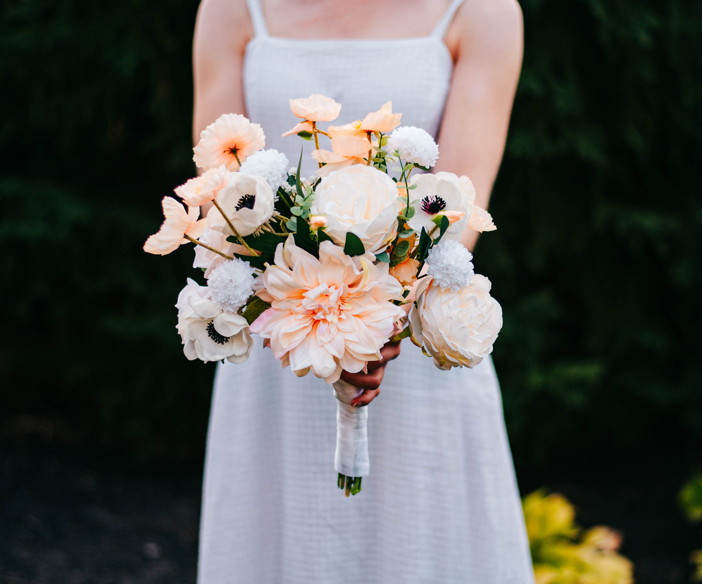 Cream & Anemone Bridal Bouquet