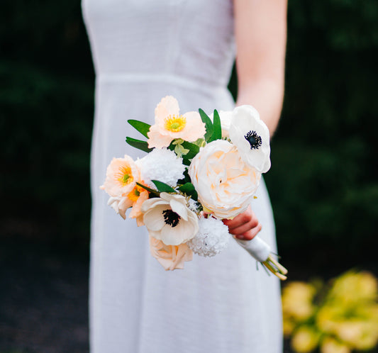 Cream & Anemone Bridesmaid Bouquet