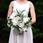 White Clematis Bridal Bouquet