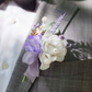 Lilac & Cream Groom Boutonniere