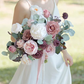 Dusty Rose & Mauve 12" Bridal Bouquet