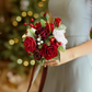 Christmas Red Bridesmaid Bouquet