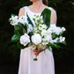 Tropical White 15" Bridal Bouquet